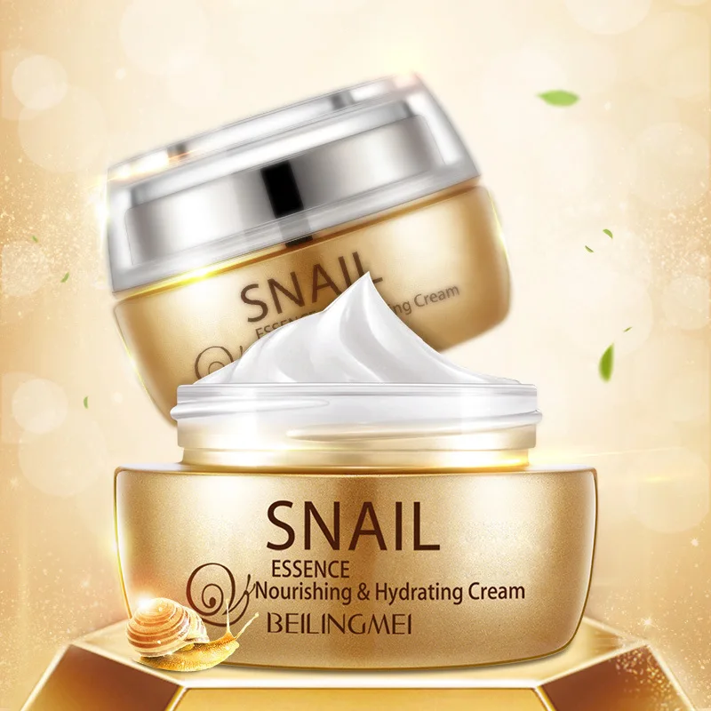50ml Snail Original Liquid Moisturizing Nourishing Hydration Cream Cosmetics Skin Care Products Face Cream Beauty Makeup