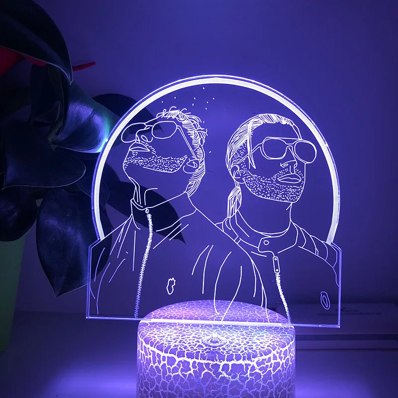 Star PNL Figure 3d Led Lamp For Bedroom Touch Night Lights Children's Room Decor  Birthday Gift
