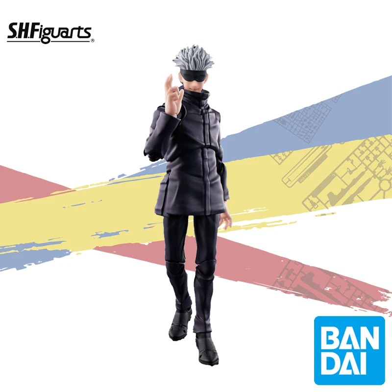 

Original Bandai SHF Jujutsukaisen Satoru Gojo Incantation College Anime Figure Model Collecile Action Toys Gifts