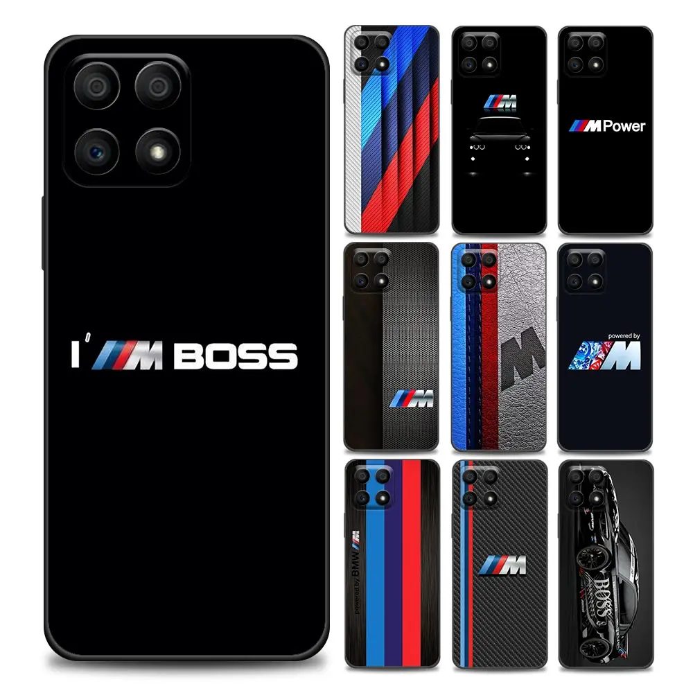 

Luxury M-Power-Boss-BMW-Car Honor Case for 8X 9S 9A 9C 9X Pro Lite Play 9A 50 10 20 30 Pro 30i 20S(6.15) Soft Silicone Cover
