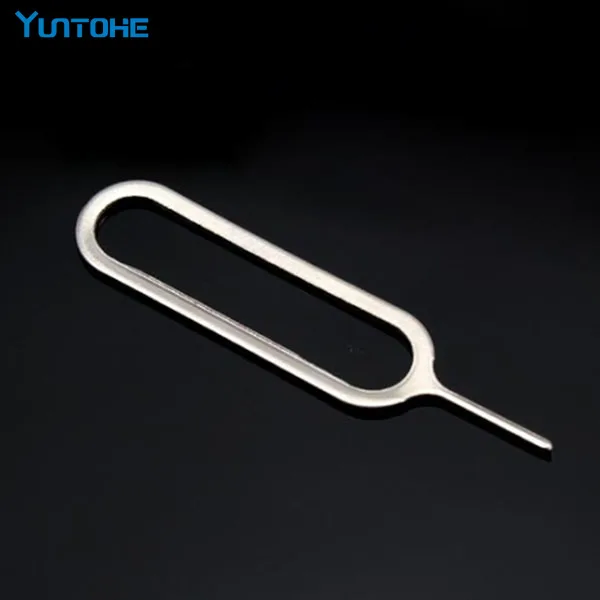 Sim Card Needle For iPhone se 7 6 s plus 5 5S 4 Samsung S7 edge lenovo Cell Phone Tool Tray Holder Eject Metal Pin 5000pcs