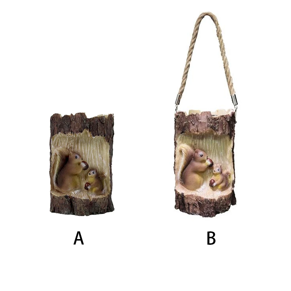 

Lamp Animal Stump Charge Quickly Dustproof Light Solar Delicate Good Transmission Decoration Indoor Eco-Friendly Solid