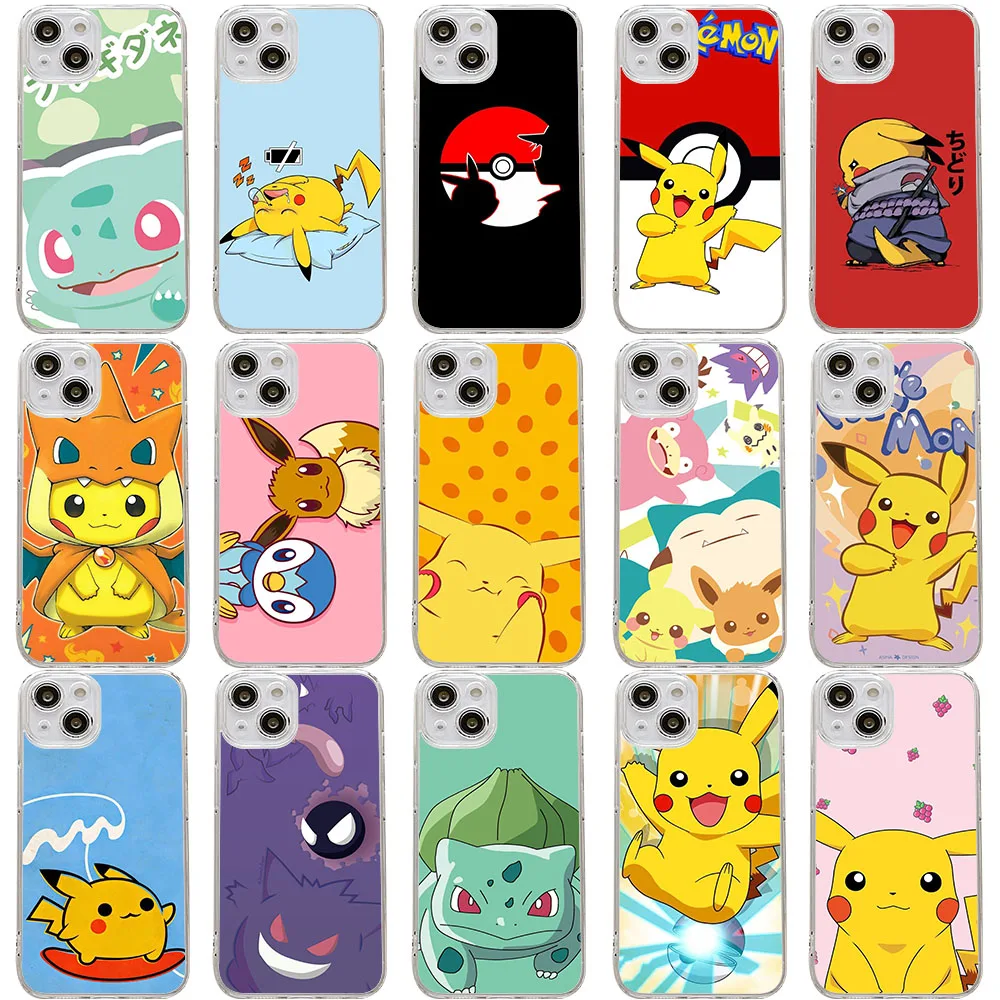 Мягкий чехол с рисунком Пикачу TS-56 для LG K62 K42 K61 K10 K22 K40 X4 K40S K41S K50S K51S K12 Max Plus Prime
