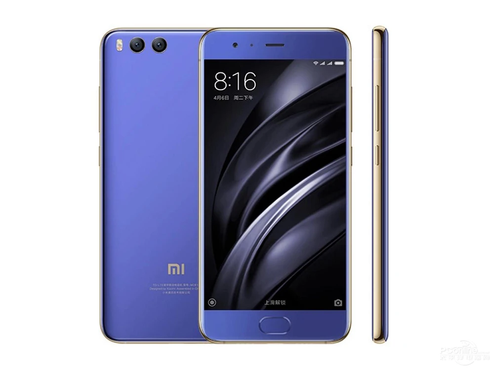Xiaomi Mi 6 Cellphone  , Android 7.1.1  Smartphone  NFC Fingerprint 3350 mAh Global ROM Version Cell Phone 9(Random color)