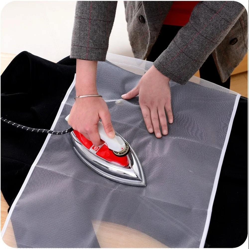 

90x40cm High Temperature Ironing Cloth Ironing Pad Cover Household Protective Insulation Against Pressing Pad Boards Mesh Cloth