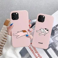 maiyaca cartoon funny big eyes ketnipz phone case for iphone 11 12 13 mini pro xs max 8 7 6 6s plus x xr solid candy color case