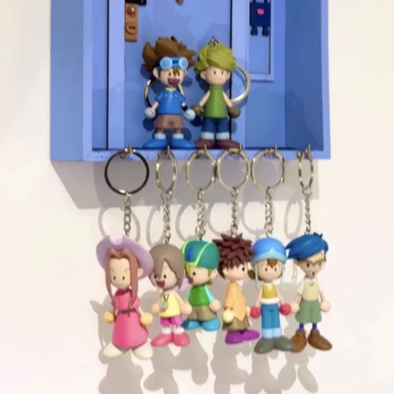 Брелок-подвеска Digimon Adventure Bandai Gashapon: Тайчи Ягами, Ямато Ишида, Коширо Изуми, сумка, зонт, ключница (art.: 3920dbce74530) - 3920dbce74530
