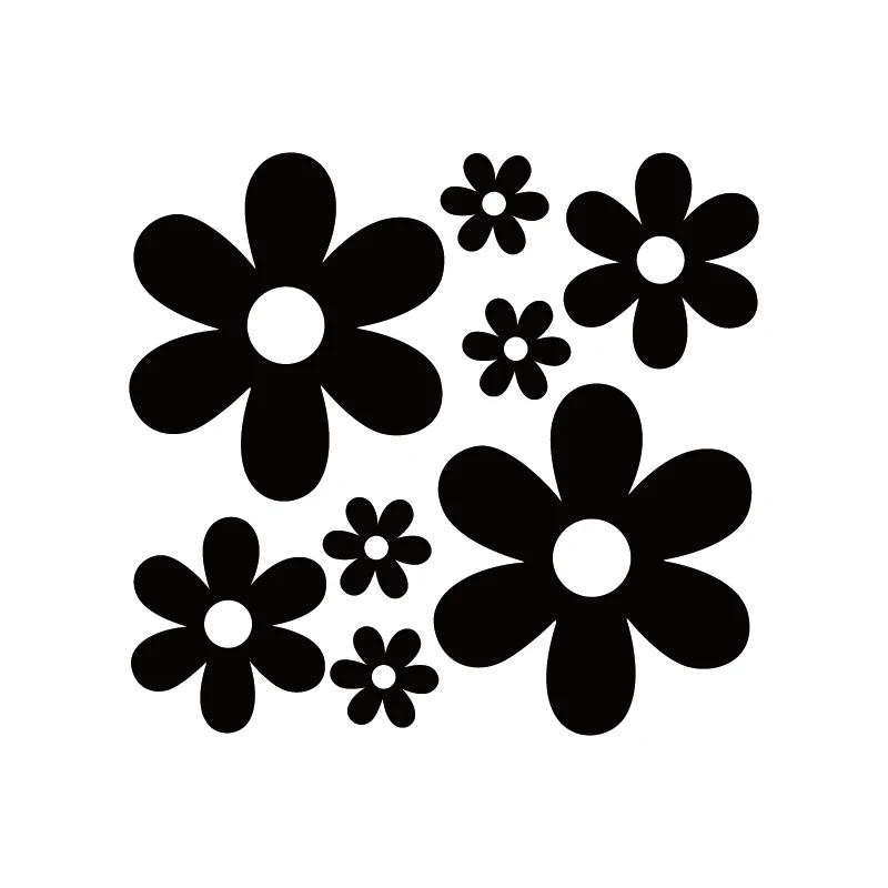 

creativity Car Sticker Flower Beautiful for Car Window Body Decoration Automobiles Motorcycles Exterior Accessories Vinyl Decals