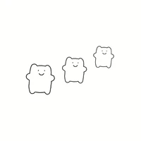 small fake tattoo simple biscuit bear temporary tatoos sticker waterproof tatoo kids girls for hand finger body arm chest neck