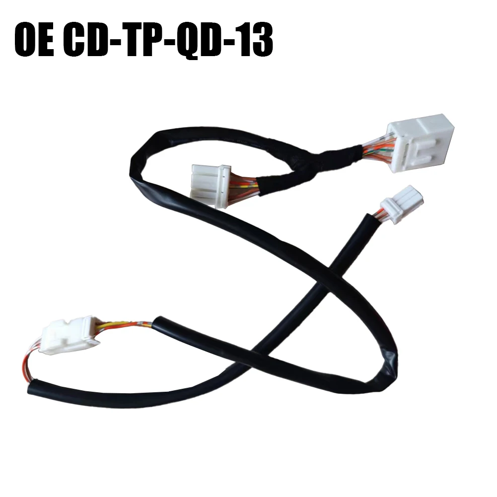 

For Harley CD-TP-QD-13 Quick Disconnect Wiring Harness ABS Material Black Brand New Custom For Tour Pack 1998-2013