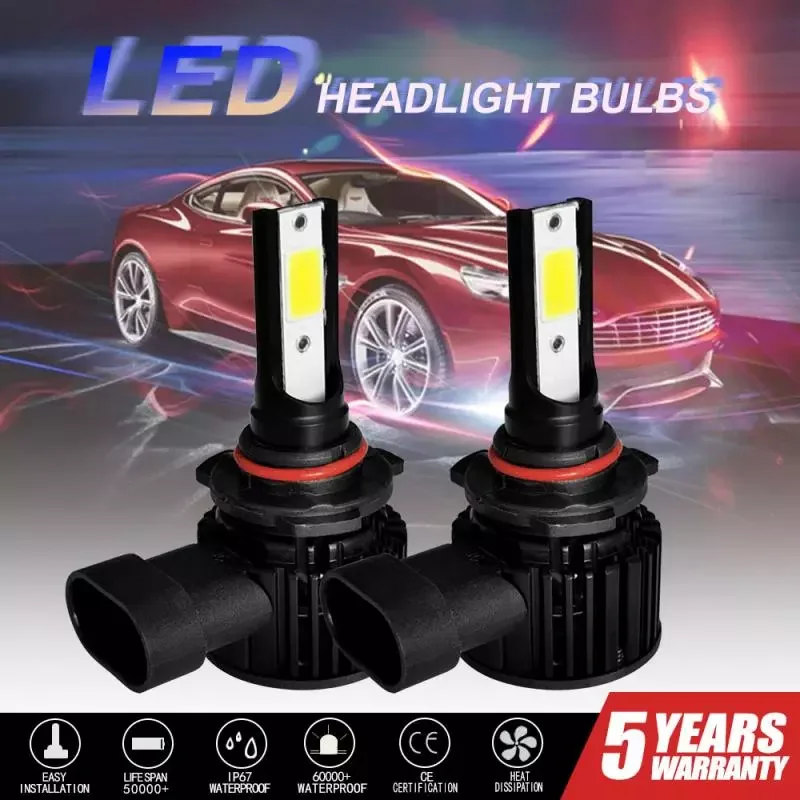 

2PCS CarTnT Super Bright Car Headlight Bulbs H7 LED H9 HB3 9005 HB4 9006 H11 H8 LED Headlight 200W 20000LM 6000K 12V 8000K Lamp