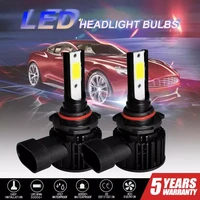 2pcs cartnt super bright car headlight bulbs h7 led h9 hb3 9005 hb4 9006 h11 h8 led headlight 200w 20000lm 6000k 12v 8000k lamp