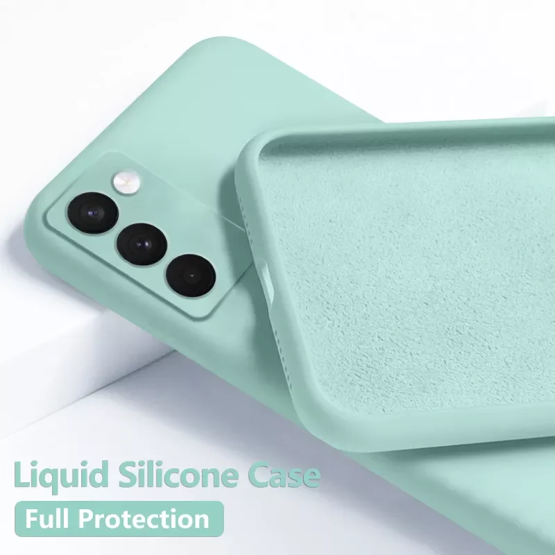 

Liquid Silicone for samsung S20 S21 FE 5G S20 A51 A71 A21S A31 Original For S21 S22 Plus A52 A72 A12 M52 5G A32