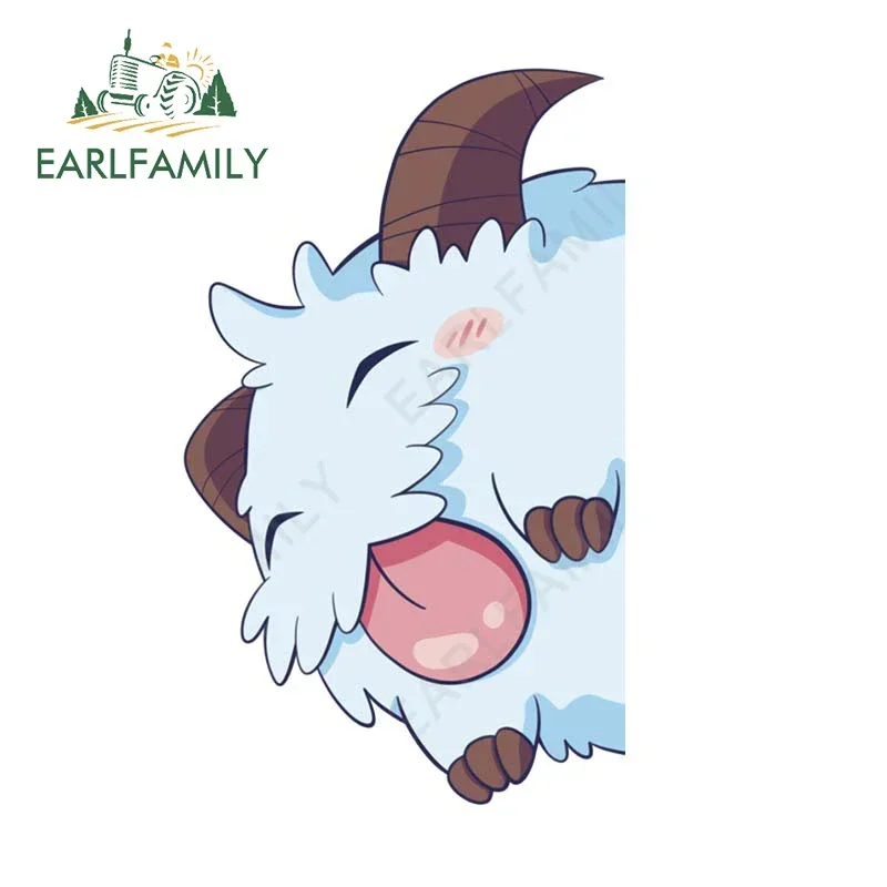 

EARLFAMILY 13 см x 9,7 см для Poro Peeker League of Legends, автомобильные наклейки, виниловые простые наклейки, водонепроницаемые, забавные, устойчивые к царапинам декор