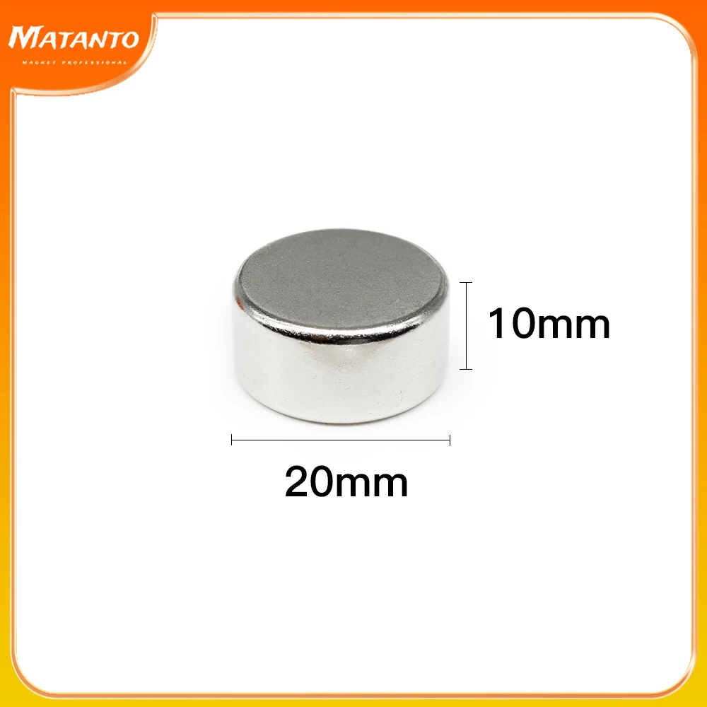 

2/5/10/15/20PCS 20x10 Round Powerful Strong Magnetic Magnets N35 Rare Earth Magnet 20x10mm Permanent Neodymium Magnet 20*10 mm