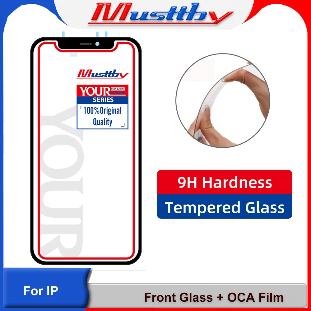 

Musttby 5pcs 14promax Original Quality Outer Display Panel Replacement with OCA for iPhone x xs max 11 12 13 14 mini pro max