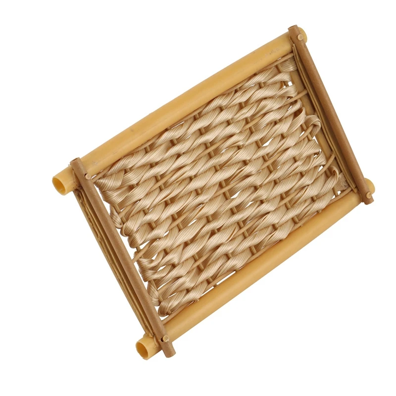 Поднос из искусственного бамбука прямоугольный бамбуковый в ряд для японской и