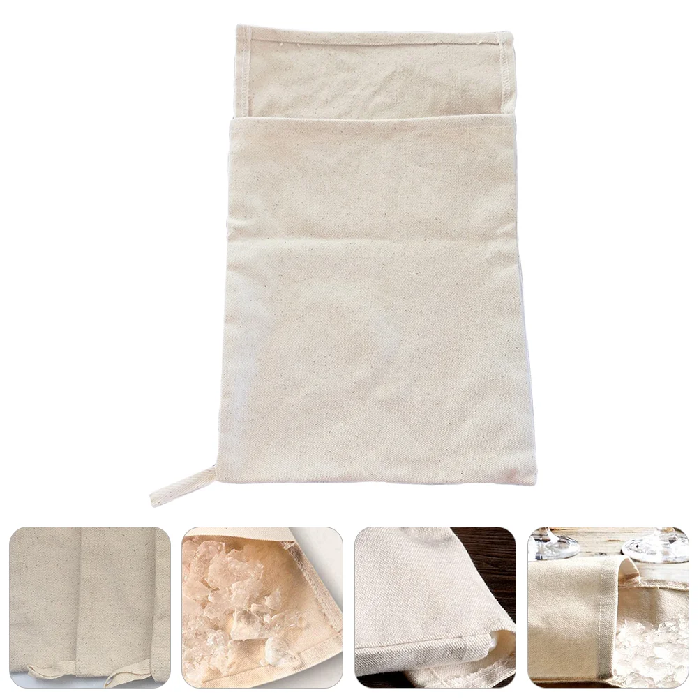 

Crushed Ice Pack Ice Crushing Storage Bag Hand Ice Pack Ice Cubes Kitchen Accessory Canvas Bag Ice Crushing Accessories