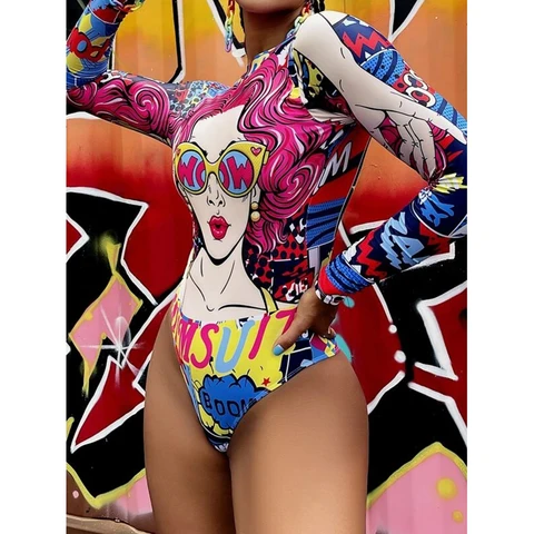 Женский монокини Ruashgard из полиэстера