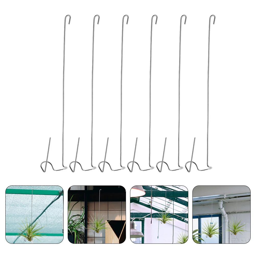 

Air Holder Hanging Tillandsia Hook Hanger Wall Display Stand Rack Metal Pot Planter Flower Hooks Hangers Planters Bracket