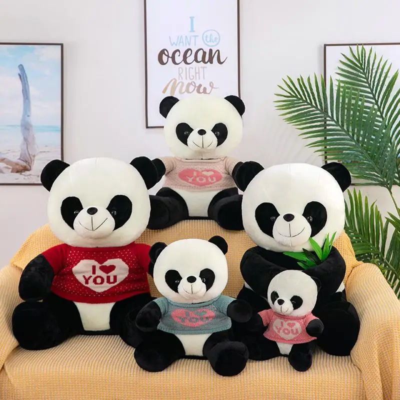 

30-50cm Plush Toy Kawaii Stuffed Animal Soft Panda Plush Toy Birthday Christmas Baby Gifts Present Stuffed Toys For Kids