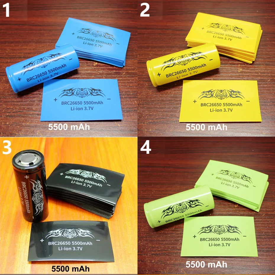 100 шт./партия термоусадочные трубки из ПВХ