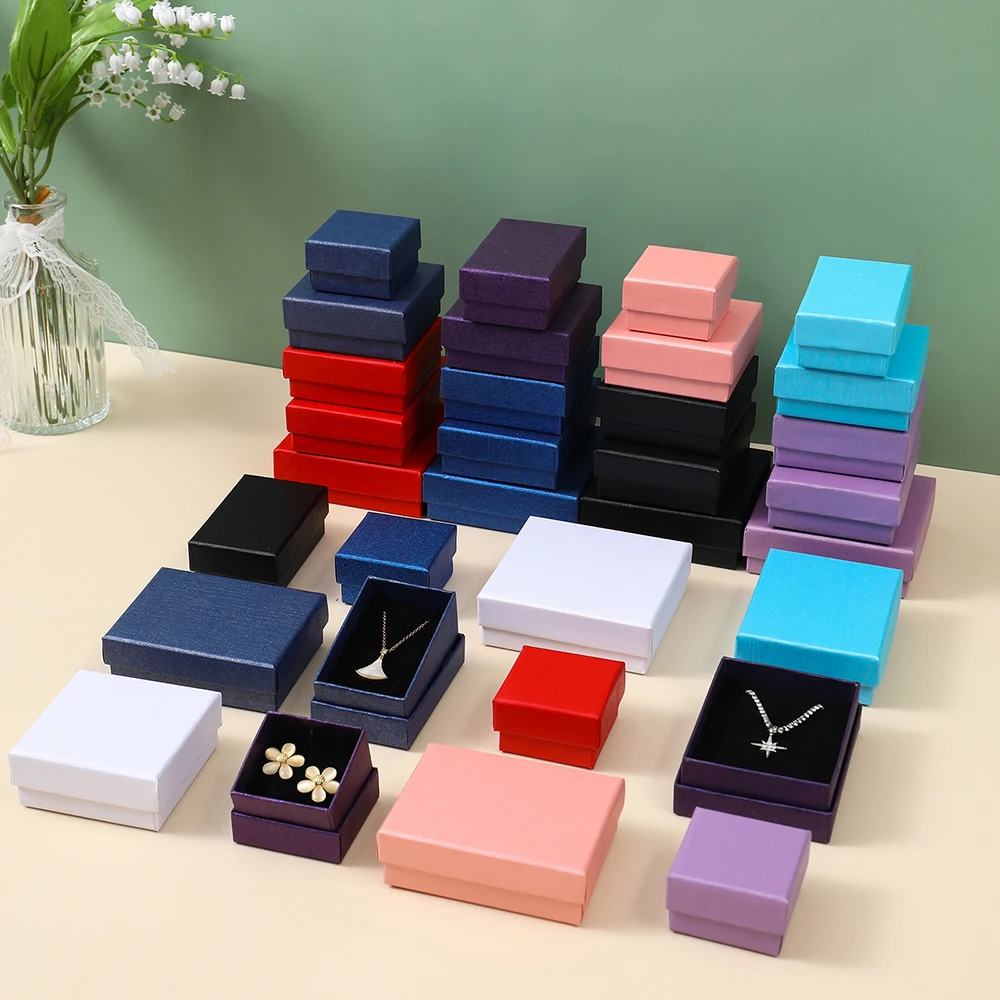 30 шт.партия, коробка для ювелирных изделий, 7x7x3 см (art.: 3920c848902ae) - 3920c848902ae