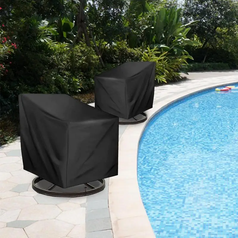 

Chair Cover Removable Oxford Cloth For Universal Rocking Chair Waterproof Dustproof Furniture Outdoor Garden Protections
