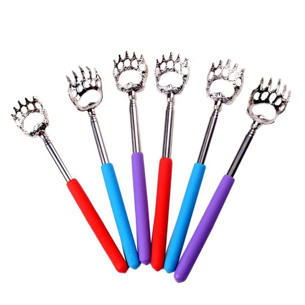 

6PCS Back Scratchers Extendable Metal Portable Back Scratchers Tool for Men Adults
