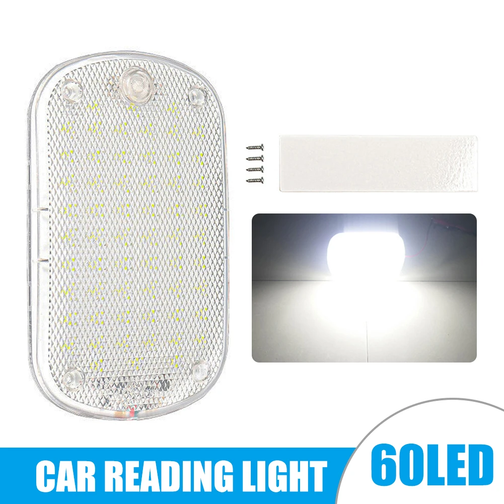 

Universal 60LED Car Led Night Lights DC12-85V 8W Car Interior Reading Light Super Bright Car Dome Roof Light Auto Accessories