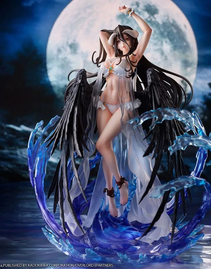 

Anime Overlord Albedo Demon Swimsuit Ver. Statue Figure Model Toys 32cm