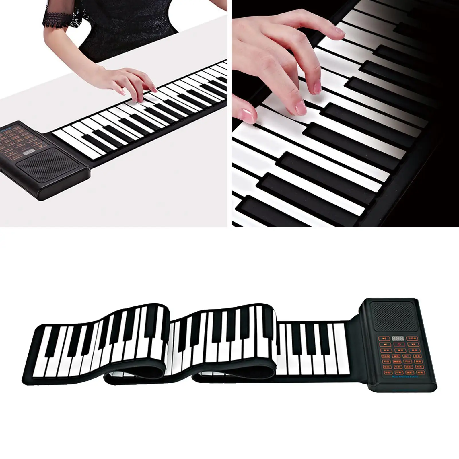 Silicon flexible roll up piano. Rockdale keys rdp-1088. Карманный синтезатор. Soft keyboard. Ритм 88.