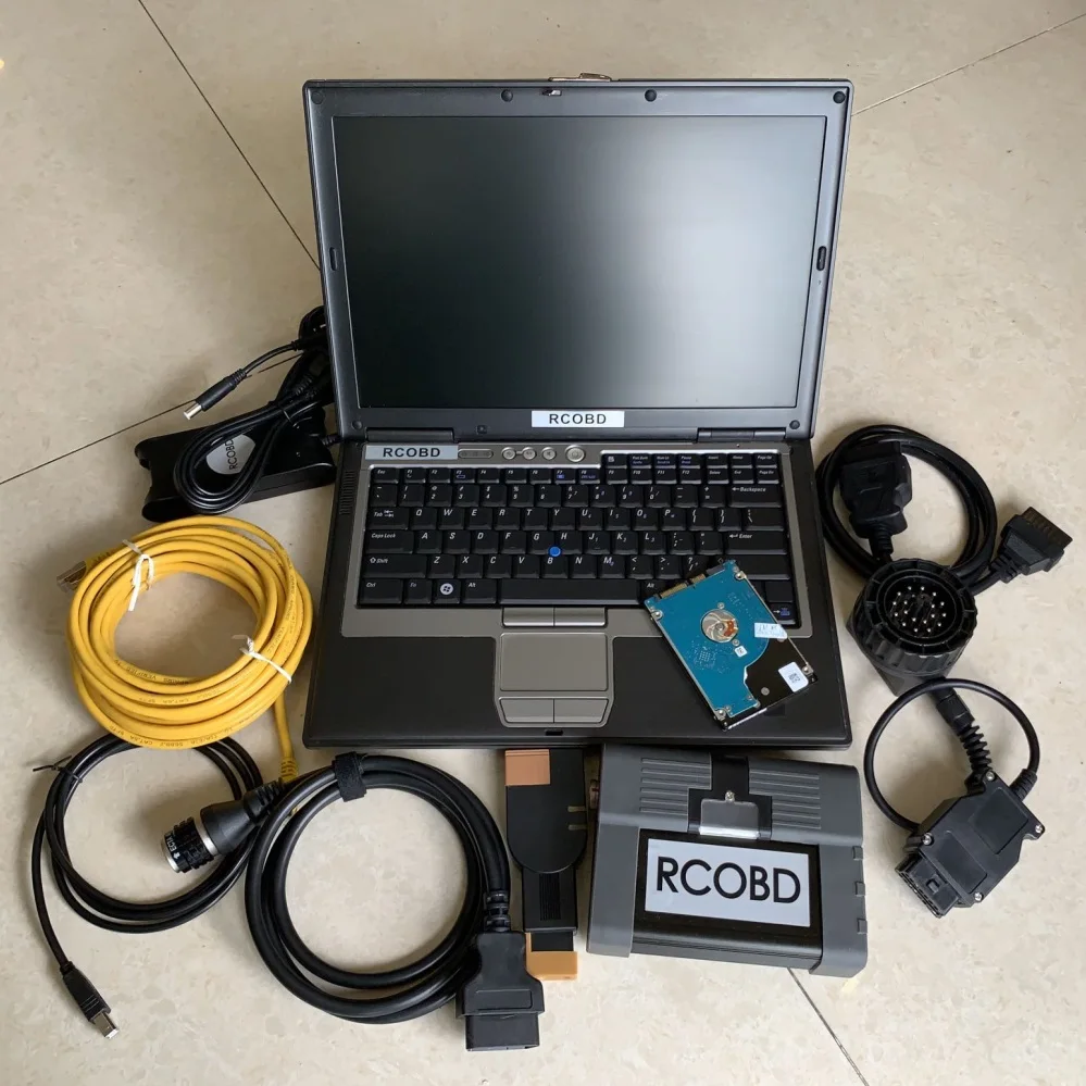 

V2022 the Newest Software HDD 1TB/ SSD 720GB for BMW ICOM Diagnostic Tool ICOM A2 B C Scanner in D630 Laptop Ready to Use