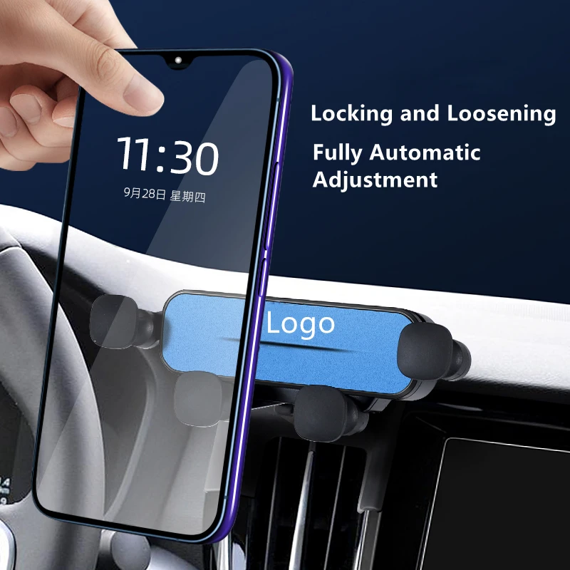 

Original Car Mobile Phone Holder Air Vent Outlet Clip Stand GPS Automatic Gravity Navigation Bracket For Volvo XC90 Accessories