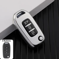 soft tpu car key case 3 button folding remote control cover for renault megane iii dacia logan 2 duster kadjar captur symbol fsk
