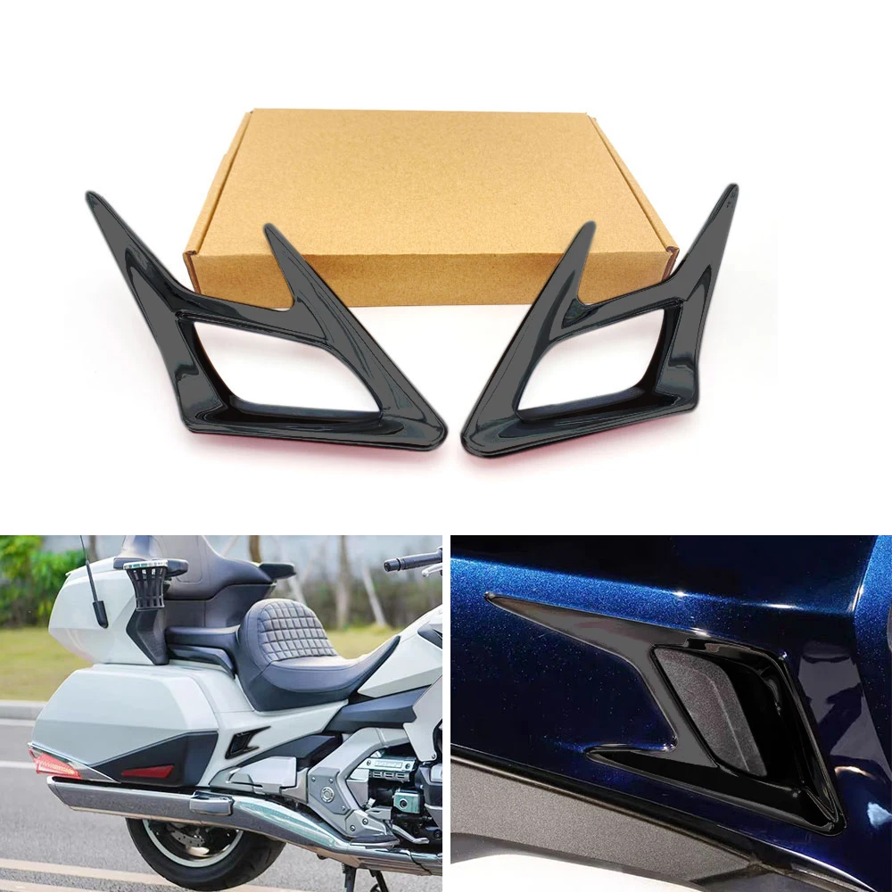 

Для Honda Goldwing GL1800 мотоцикла, передний и задний двигатель, черный хромированный декоративный чехол, аксессуары, подходит для Gold Wing GL 1800 2018-2023