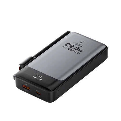 MOVESPEED MSP17 Power Bank 10000 мАч 22,5 Вт Портативное быстрое зарядное устройство и аккумулятор в одном Powerbank со складной вилкой европейского стандарта для смартфона
