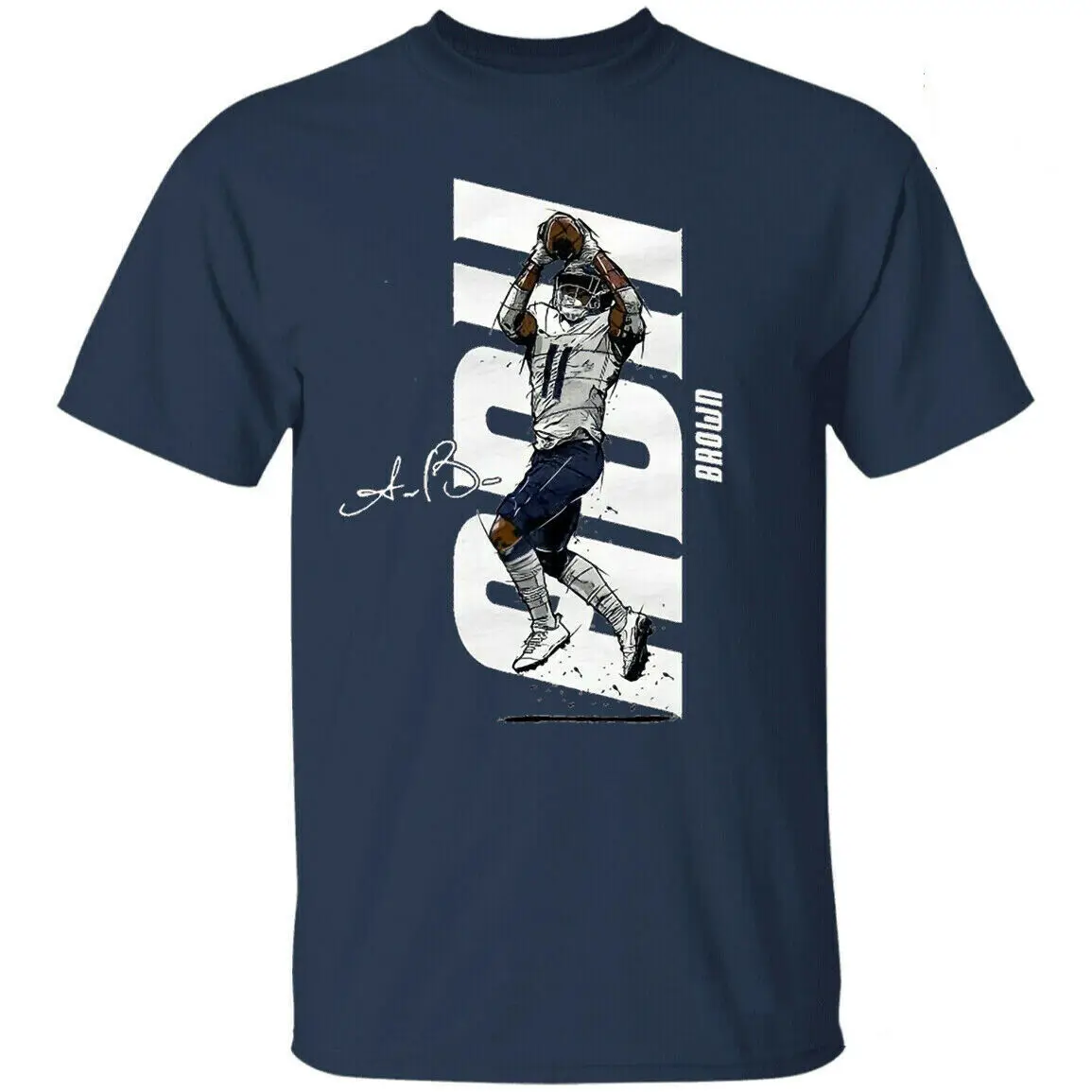 

A J Brown Tennessee Titans Football for fans T-Shirt Sizes S-3XL