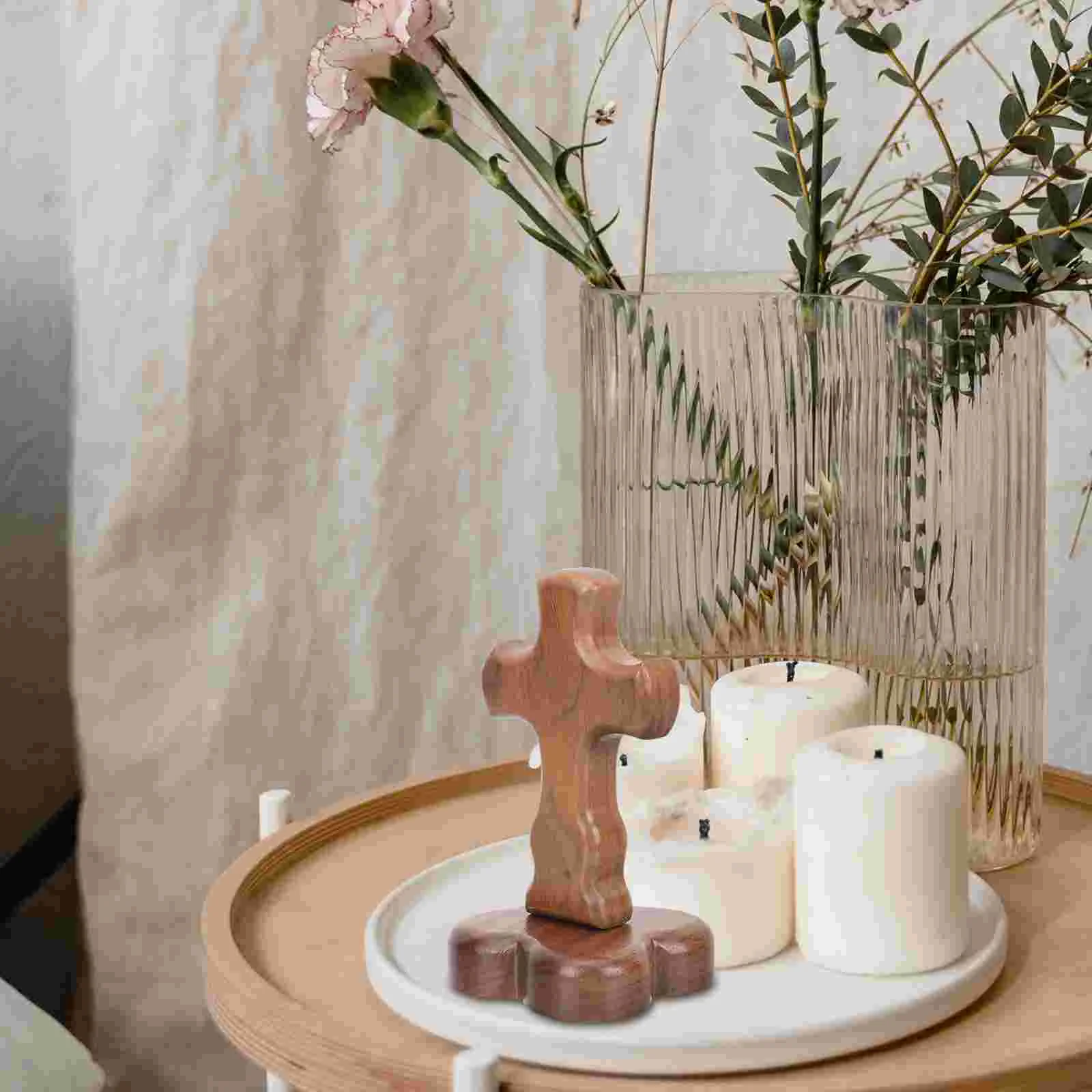 Крестообразный распятие деревянная настенная Статуэтка с Иисусом религиозные