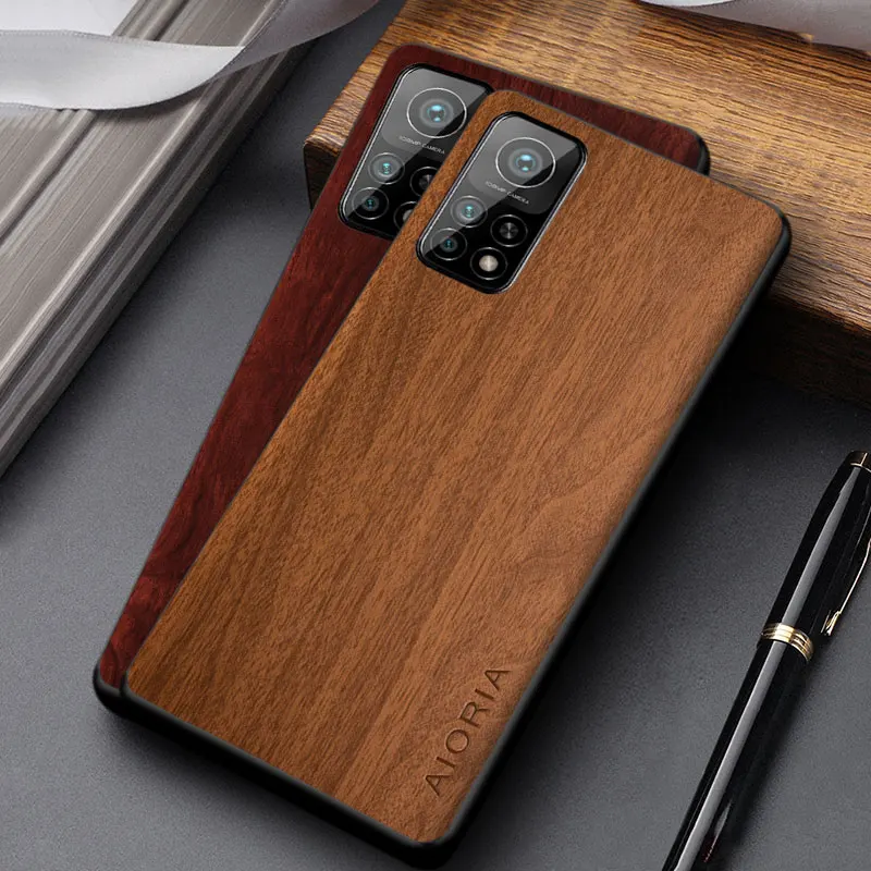 

vintage case for Xiaomi mi 10T 10 Pro lite funda fashion unique design lightweight wooden pattern pu leather back cover coque