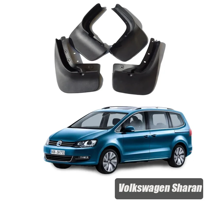 

Брызговики для Volkswagen VW Sharan, брызговики, брызговики, аксессуары для автомобильных крыльев, автостайлинд, передние и задние, 4 шт.