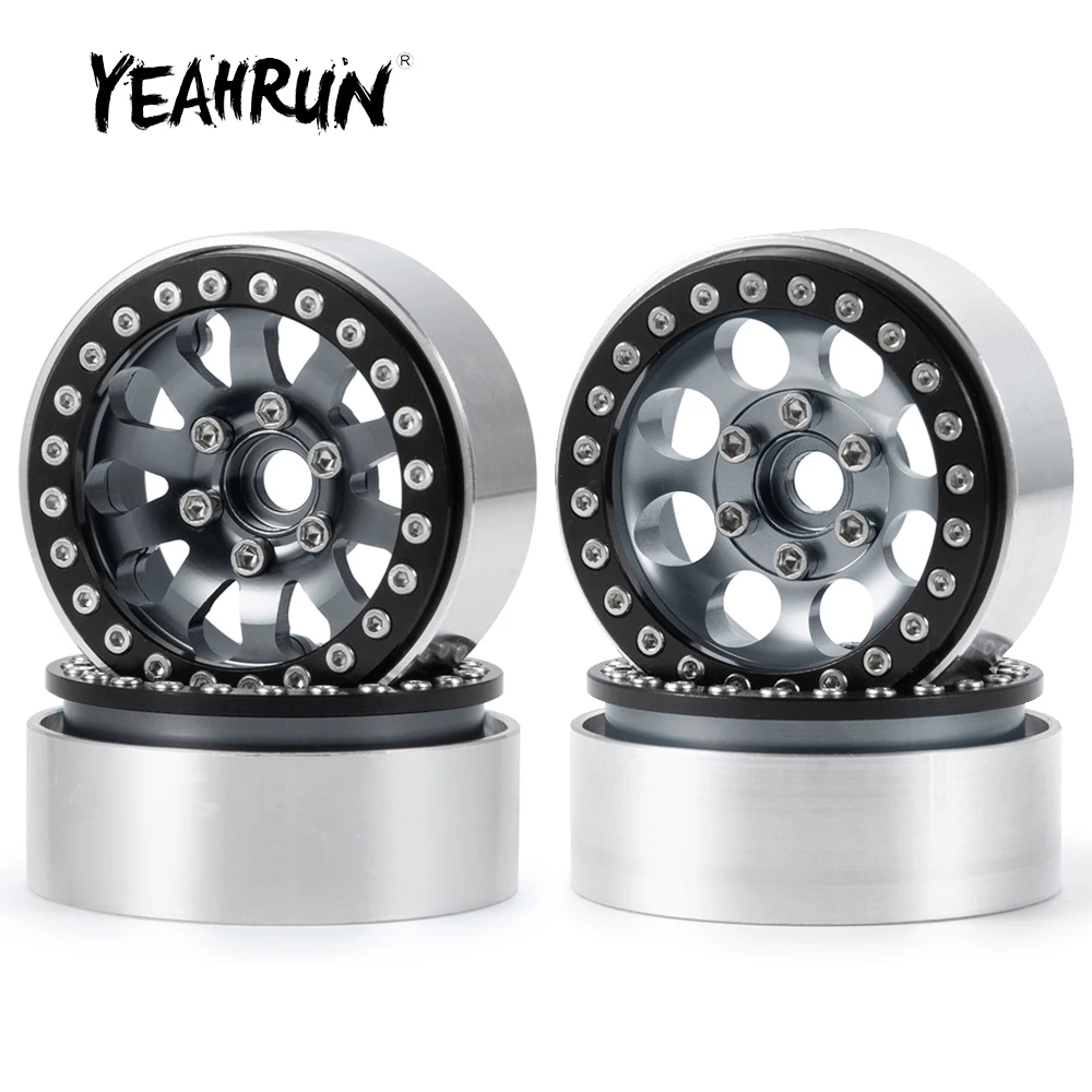 

Колесные диски YEAHRUN 1,9 дюйма из титанового алюминиевого сплава для Axial SCX10 D90 D110 1/10, детали для радиоуправляемого гусеничного автомобиля, груз...