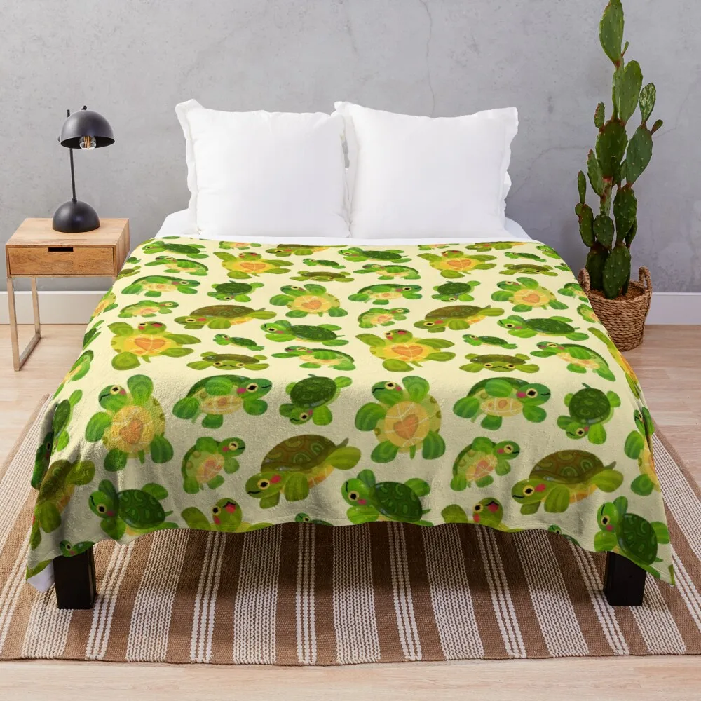 

Red-eared slider Throw Blanket goods for home and comfort