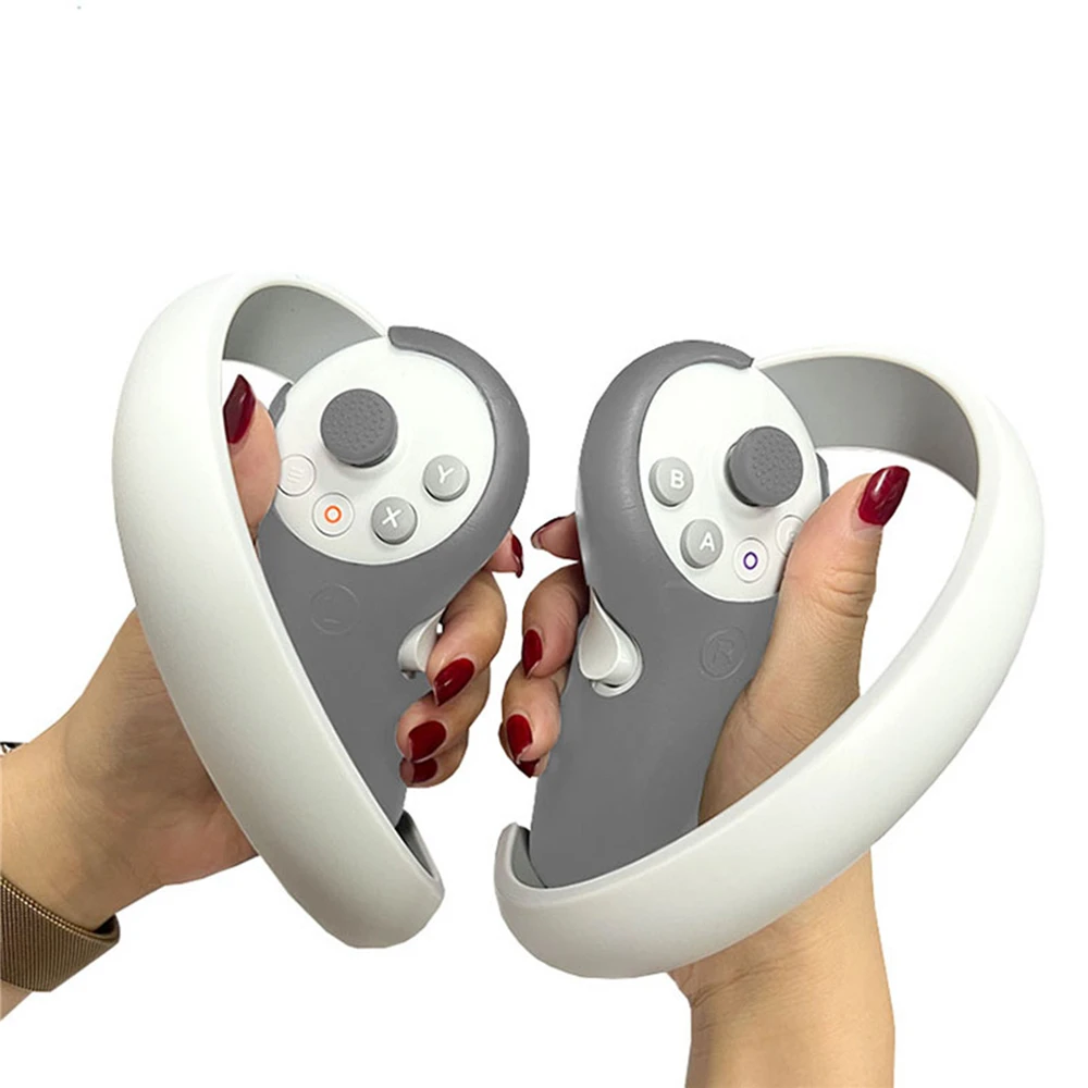 

New Full Protective Sleeve For Pico Neo4 VR Touch Controller Silicone Cover Skin Handle Grip Knuckle Strap Accessories