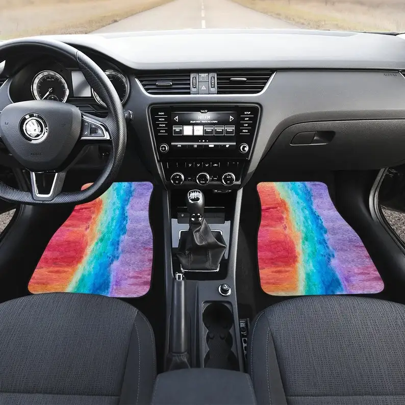 

Tie Dye Car Mats / Tie Dye Car Mats / Tie Dye front Car Mats / Tie Dye Car Accessories