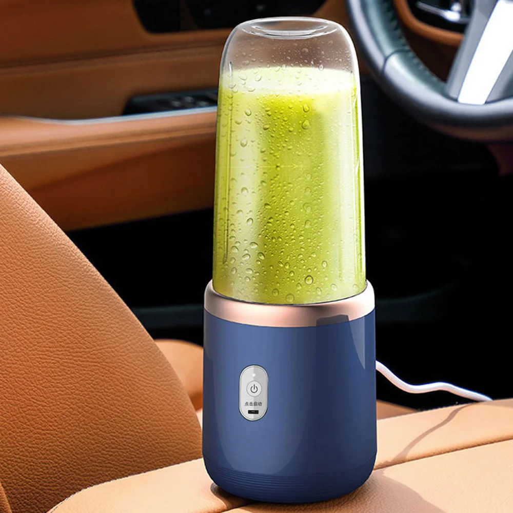 

6 Blades Portable Juicer Cup Fruit Juice Cup Automatic Small Electric Juicer Smoothie Blender Ice Crush Cup Food Processor