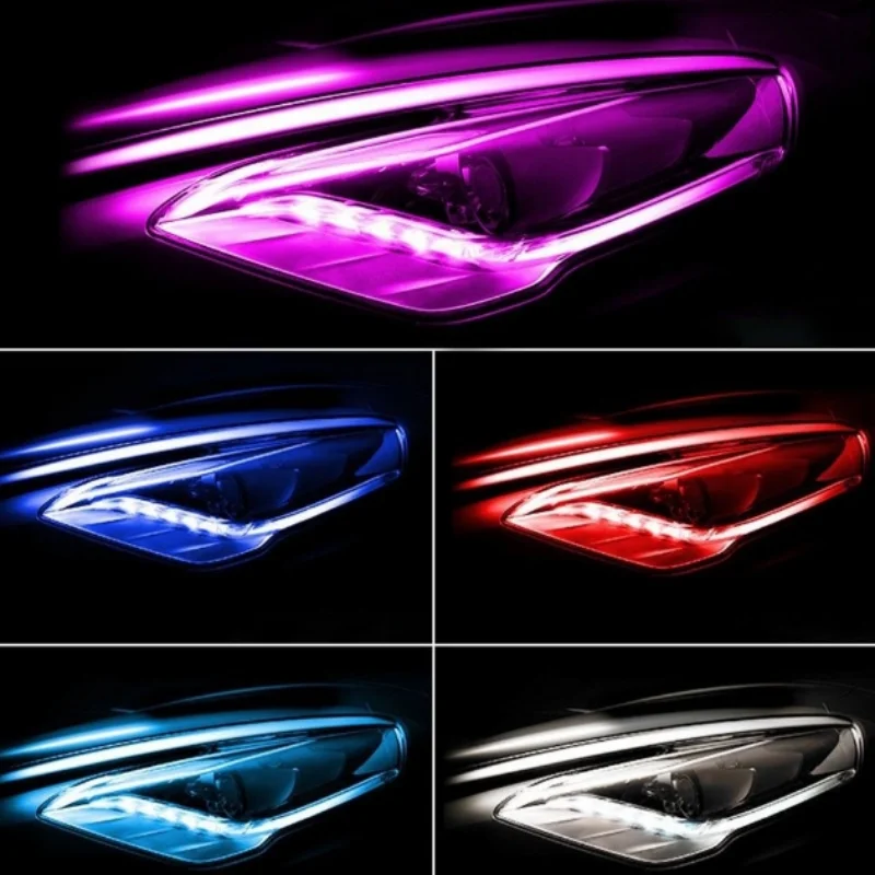 2 шт. Автомобильные светодиодные ленты для дневных ходовых огней 30 см 45 60