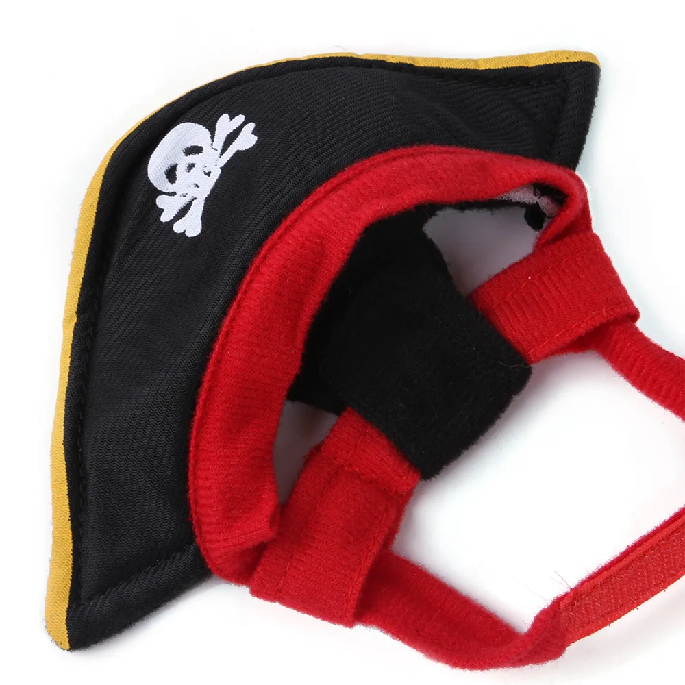 Забавная Пиратская шапка для кошек маленькая собак бандана маска глаз набор