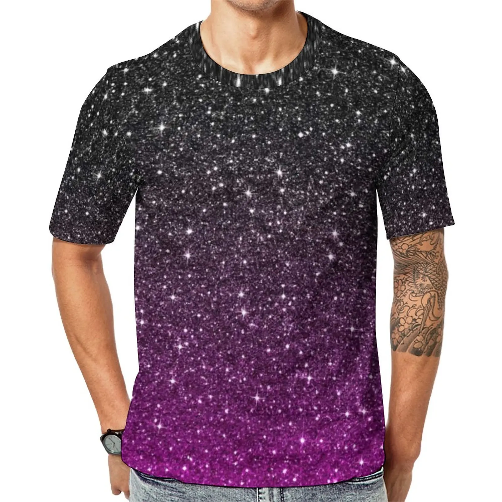 

Bling Star T-Shirt Stars Are Out Tonight Pop Galaxy Hip Hop T-Shirts Short-Sleeve Design Tshirt Cheap Classic Oversized Top Tees