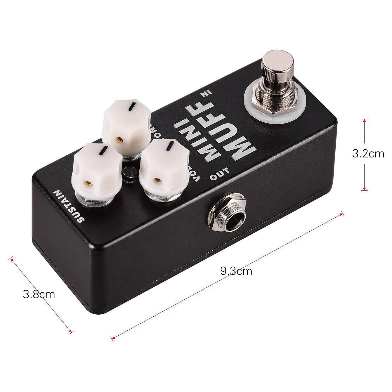 MOSKY Mini Muff Fuzz Distortion педаль эффектов для электрогитары